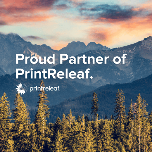 PrintReleaf social media partner assets
