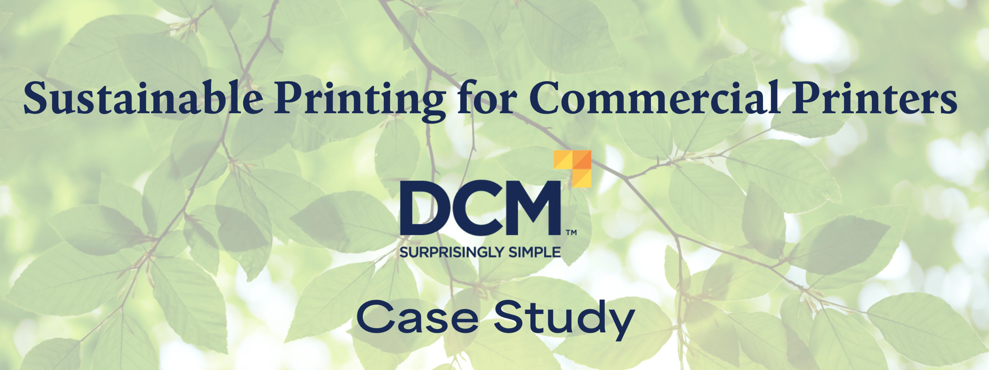 DCM Case study