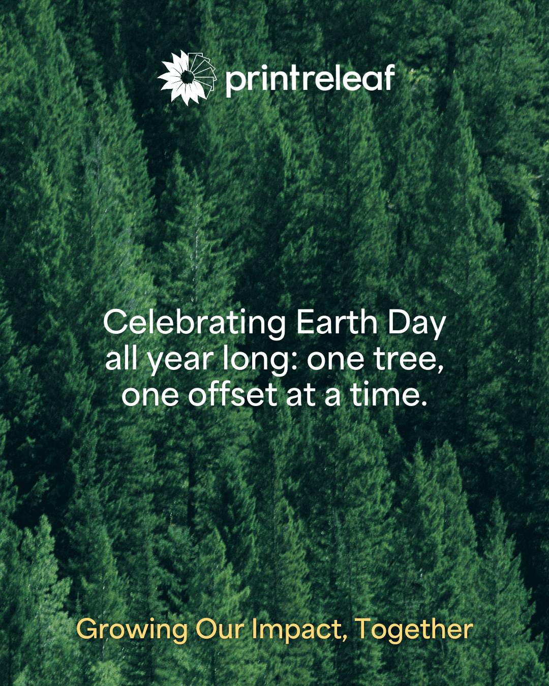 Earth Day 2025 with PrintReleaf