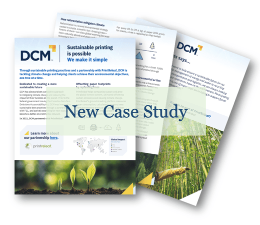Commercial Printer DCM has a new Case Study with PrintRele