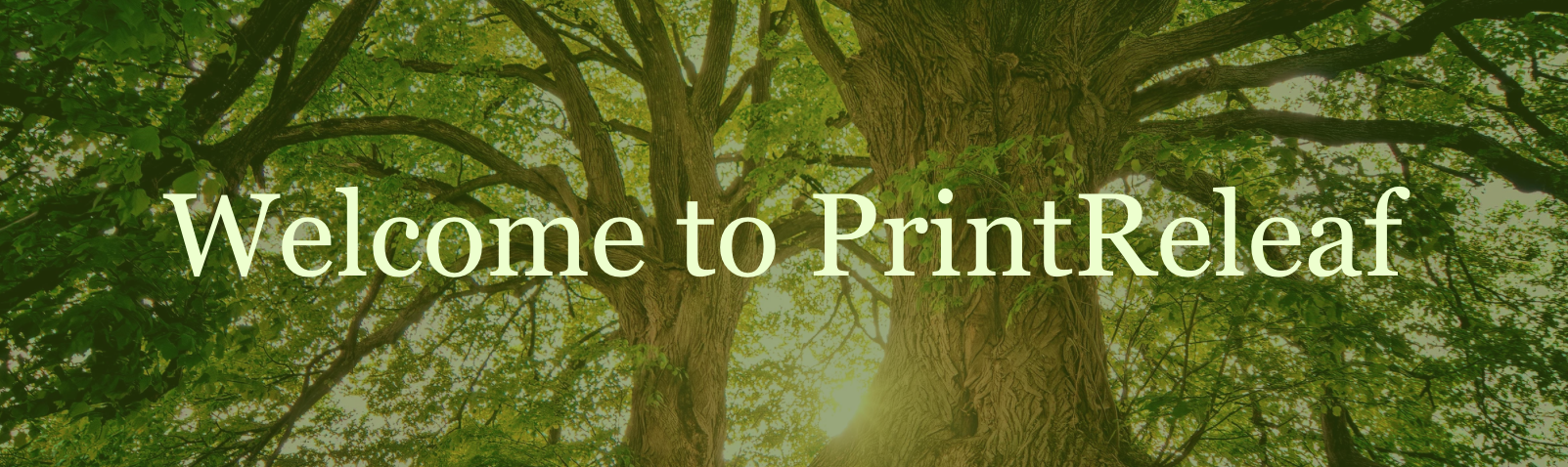 Welcome to PrintReleaf